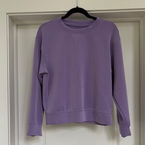 A New Day Lavender Crewneck Top